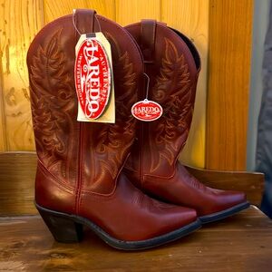 Laredo Red Cowboy Boots